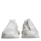 White Mesh Sorrento Trekking Sneakers Shoes