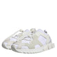 White Mesh Sorrento Trekking Sneakers Shoes