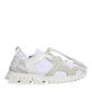 White Mesh Sorrento Trekking Sneakers Shoes