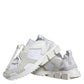 White Mesh Sorrento Trekking Sneakers Shoes