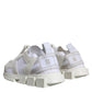 White Mesh Sorrento Trekking Sneakers Shoes