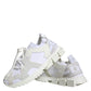 White Mesh Sorrento Trekking Sneakers Shoes