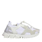 White Mesh Sorrento Trekking Sneakers Shoes