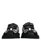 Black Logo Lace Up Low Top NS1 Sneakers Shoes