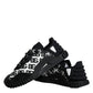 Black Logo Lace Up Low Top NS1 Sneakers Shoes