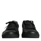 Black Leather Heart Low Top Casual Sneaker Shoes