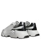 White Silver DAYMASTER Leather Sneakers Shoes