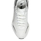 White Silver DAYMASTER Leather Sneakers Shoes