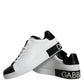 White Leather Logo Portofino Sneaker Shoes