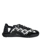 Black Logo Lace Up Low Top NS1 Sneakers Shoes