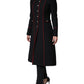 Black Single Breasted Trench Coat Jacket