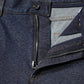 Dark Blue Cotton Stretch Straight Denim Jeans