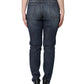 Dark Blue Cotton Stretch Skinny Denim Jeans