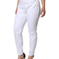 White Cotton Stretch AUDREY Skinny Jeans