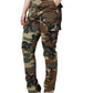 Multicolor Camouflage Cargo Pants