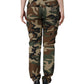 Multicolor Camouflage Cargo Pants