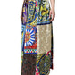 Multicolor Patchwork Sicily Long Maxi Skirt