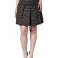 Multicolor High Waist Tartan Tweed A-line Mini Skirt