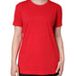 Red Cotton Crew Neck Short Sleeve Tee T-shirt