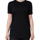 Black Cotton Crew Neck Short Sleeve T-shirt