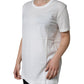 White Cotton Crew Neck Short Sleeve T-shirt