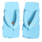 Light Blue Rubber Slides Flats Sandals Shoes