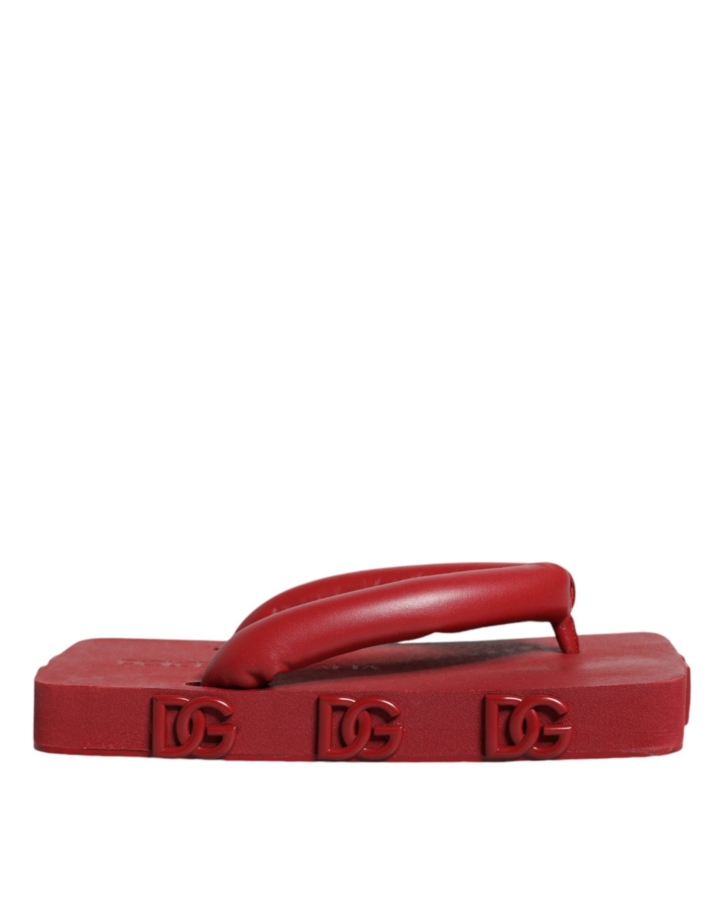 Red Rubber Slides Sandals Flip Flops Shoes