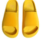 Yellow Rubber Slides Sandals Beachwear Shoes