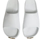 White Rubber Slides Sandals Beachwear Shoes