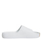 White Rubber Slides Sandals Beachwear Shoes