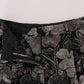 Elegant High-Waist Brocade Shorts