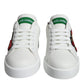 White Love Patch Portofino Sneakers Shoes