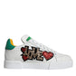 White Love Patch Portofino Sneakers Shoes