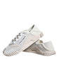 White Lace NS1 Low Top Sneaker Sports Shoes