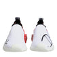 White Red Low Top Sorrento Men Sneakers Shoes