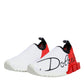 White Red Low Top Sorrento Men Sneakers Shoes