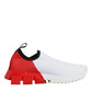 White Red Low Top Sorrento Men Sneakers Shoes