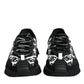 Black Logo Lace Up Low Top NS1 Sneakers Shoes