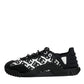 Black Logo Lace Up Low Top NS1 Sneakers Shoes