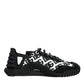 Black Logo Lace Up Low Top NS1 Sneakers Shoes