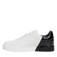 White Black Portofino Low Top Sneakers Shoes