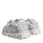 White Mesh Sorrento Trekking Sneakers Shoes