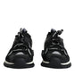 Black Mesh Sorrento Trekking Sneakers Shoes