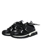 Black Mesh Sorrento Trekking Sneakers Shoes