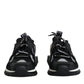 Black Mesh Sorrento Trekking Sneakers Shoes