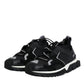 Black Mesh Sorrento Trekking Sneakers Shoes