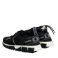 Black Mesh Sorrento Trekking Sneakers Shoes