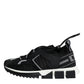 Black Mesh Sorrento Trekking Sneakers Shoes