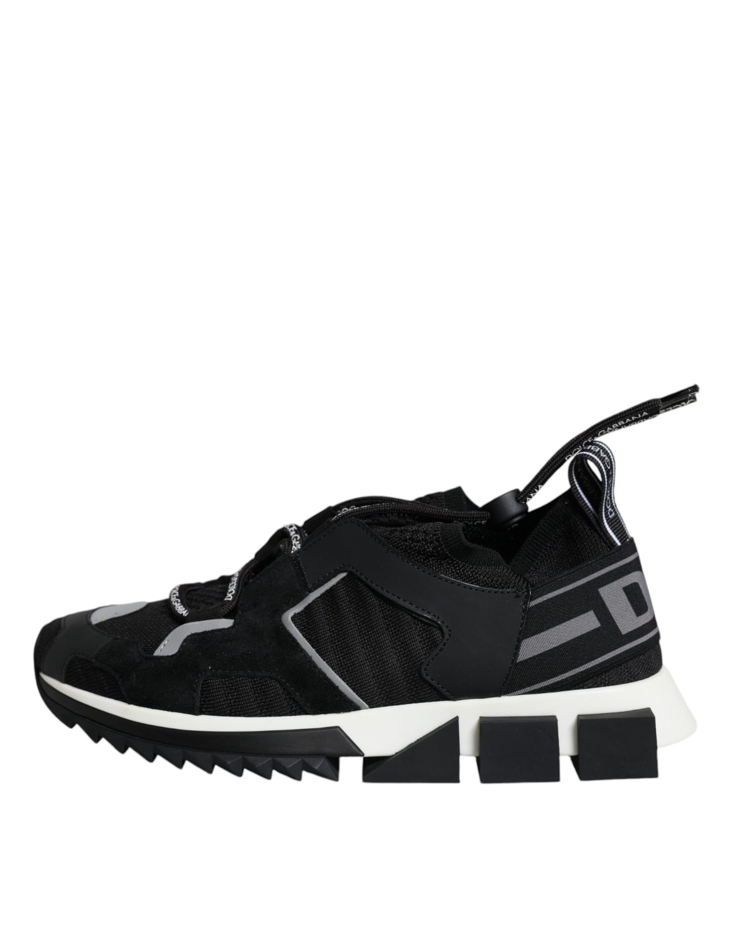 Black Mesh Sorrento Trekking Sneakers Shoes