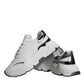 Silver White Daymaster Low Top Sneakers Shoes